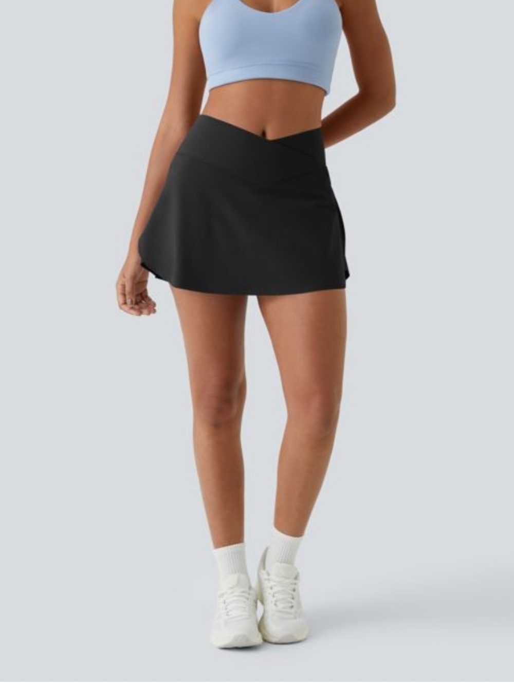 HALARA Black V-Waist Skort